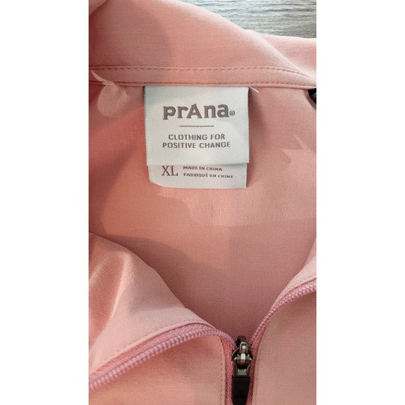 New prAna Railay Pullover Women's Topper Size XL Cloud Blush Pink - Picture 8 of 16